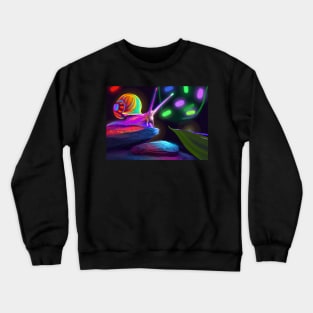 Colorful snail Crewneck Sweatshirt